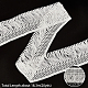 コットンレースリボンエッジトリミング  タッセルリボン  ミシンとブライダルの結婚式の装飾用  ホワイト  11cm SRIB-PH0001-16-5