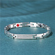 SHEGRACE Stainless Steel Panther Chain Watch Band Bracelets JB674A-6