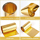 真鍮シート  優れた可塑性と高強度  ゴールド  10.1x10x4.7x0.01cm  2 m /ロール AJEW-WH0141-08C-5