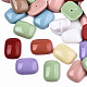 Mixed Opaque & Transparent Resin Beads RESI-T048-06-1