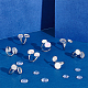 Unicraftale diy kit de fabricación de anillos de dedo de cúpula en blanco DIY-UN0004-13-3