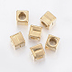 304 Stainless Steel Large Hole Letter European Beads STAS-H428-01G-T-1