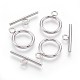 304 Stainless Steel Toggle Clasps STAS-F188-30G-1