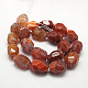 Natural Fire Crackle Agate Beads Strands G-G249-14x20mm-01-2