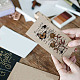 塩ビスタンプ  DIYスクラップブッキング用  装飾的なフォトアルバム  カード作り  スタンプシート  フィルムフレーム  鳥の模様  21x14.8x0.3cm DIY-WH0371-0042-4