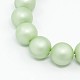 Round Shell Pearl Frosted Beads Strands BSHE-I002-4mm-21-1