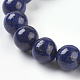 Abalorios de lapislázuli naturales hebras G-G087-10mm-3