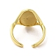 Anello in ottone con placcatura a cremagliera&nbsp;RJEW-C072-19G-3