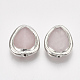 Perlas naturales de cuarzo rosa G-T120-04F-2