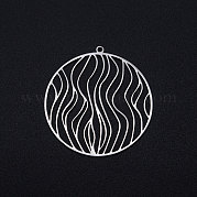 Не тускнеющие филигранные подвески из нержавеющей стали 201 STAS-T049-T696-1