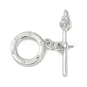Латунные застежки-молнии из прозрачного кубического циркония KK-K391-14P