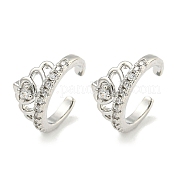 Серьги-манжеты из циркония EJEW-C104-022P