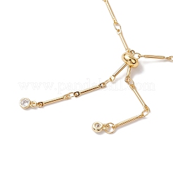 Fabrication de bracelets coulissants en laiton&nbsp;AJEW-JB01255-01