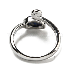 Anelli regolabili con pietre preziose naturali&nbsp;RJEW-K269-08P