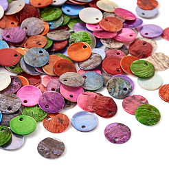 160 Stück 8 Farben natürliche Akoya-Muschel-Anhänger&nbsp;BSHE-TA0001-02