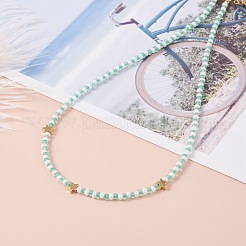 Set di collane con ciondolo stella e luna per ragazze adolescenti&nbsp;NJEW-JN03738-03