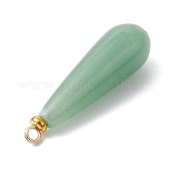 Colgantes naturales aventurina verde&nbsp;PALLOY-JF04760-02