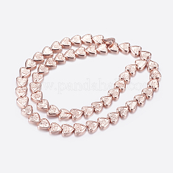 Non magnetici perle ematite sintetico fili&nbsp;G-P338-21A-8mm-RG