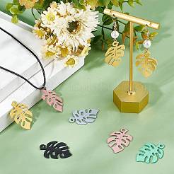 30pcs 5 Farben sprühlackierte Legierungsanhänger&nbsp;FIND-BC0003-26