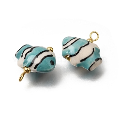 Colgantes hechos a mano de la porcelana&nbsp;PR-CBA0027-11G-10