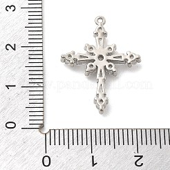 Pendentifs en laiton zircon cubique transparent&nbsp;KK-L228-03P-01