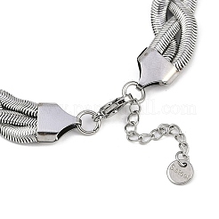 Bracciali in acciaio inossidabile 304 per donna&nbsp;BJEW-U012-01P
