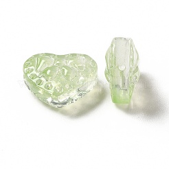 Lackiert transparent Glasperlen&nbsp;GLAA-J102-06