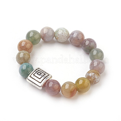 Anelli per dita elasticizzati in pietra naturale e sintetica&nbsp;RJEW-JR00221