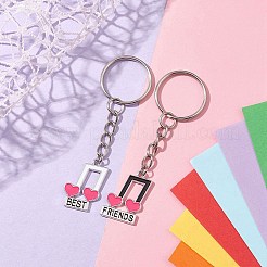 Porte-clés émail en alliage de platine&nbsp;KEYC-JKC00752-02