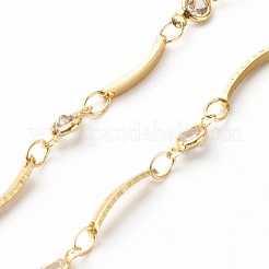 Handgefertigte Messing-Gliederketten-Brillenketten&nbsp;AJEW-EH00365