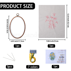 Kits de bordado para principiantes&nbsp;DIY-WH20063-006B