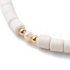 Conjunto de collar con cuentas de arcilla polimérica&nbsp;NJEW-JN03621
