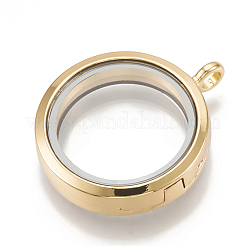 Alliage pendentifs médaillon magnétiques&nbsp;PALLOY-T052-23G