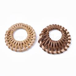 Anelli di maglia intrecciati a mano canna / rattan&nbsp;X-WOVE-Q075-01