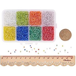 Gemischte 12/0 runde Glasperlen Perlen&nbsp;SEED-PH0006-2mm-05