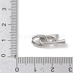 925 cierre plegable de plata de ley con micro pavé de circonita cúbica transparente.&nbsp;SE-CBAF1B0-03P
