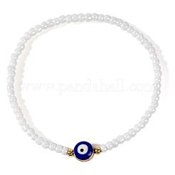 Stretch-Armbänder mit bösem Blick und Glasperlen&nbsp;HU1400