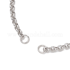 Fabrication de bracelets coulissants à chaîne rolo en acier inoxydable 304&nbsp;AJEW-JB01503-02