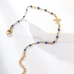 201 bracciali a maglie in acciaio inossidabile per donna&nbsp;MW8904-1