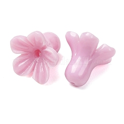 Perles sculptées en corail synthétique teint&nbsp;GG-CBAE64B-01A-05
