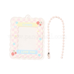 Portachiavi con custodia per foto in acrilico&nbsp;DIY-A024-04E