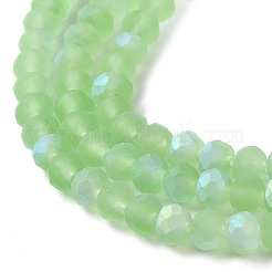 Chapelets de perles en verre transparente  &nbsp;EGLA-A034-T4mm-MB09