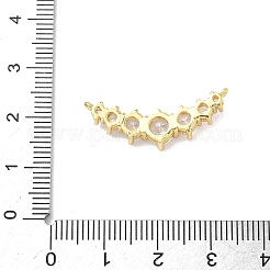 Colgante micropavé cubic zirconia de latón&nbsp;KK-Z128-01G
