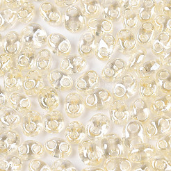 Transparente Farben Glanz Glas Saatperlen&nbsp;SEED-N008-09G
