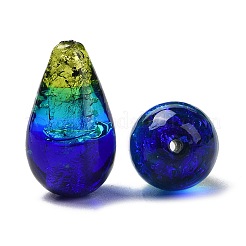 Manuell Silber Folie-Glas Perlen&nbsp;LAMP-A001-I
