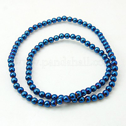 Non magnetici perle ematite sintetico fili&nbsp;G-C019-4mm