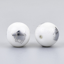 Perline di vetro palccato&nbsp;EGLA-S178-11E-01