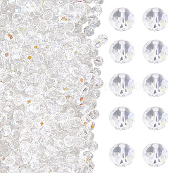 Chapelets de perles en verre électroplaqué&nbsp;EGLA-LT0001-06C