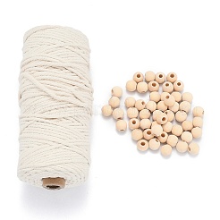 Kits de fabrication de filets/toiles tissés à faire soi-même avec plumes&nbsp;DIY-PH0002-12