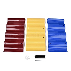 Portabicchieri a un ripiano in plastica rossa&nbsp;PL-CBAF21C-02B